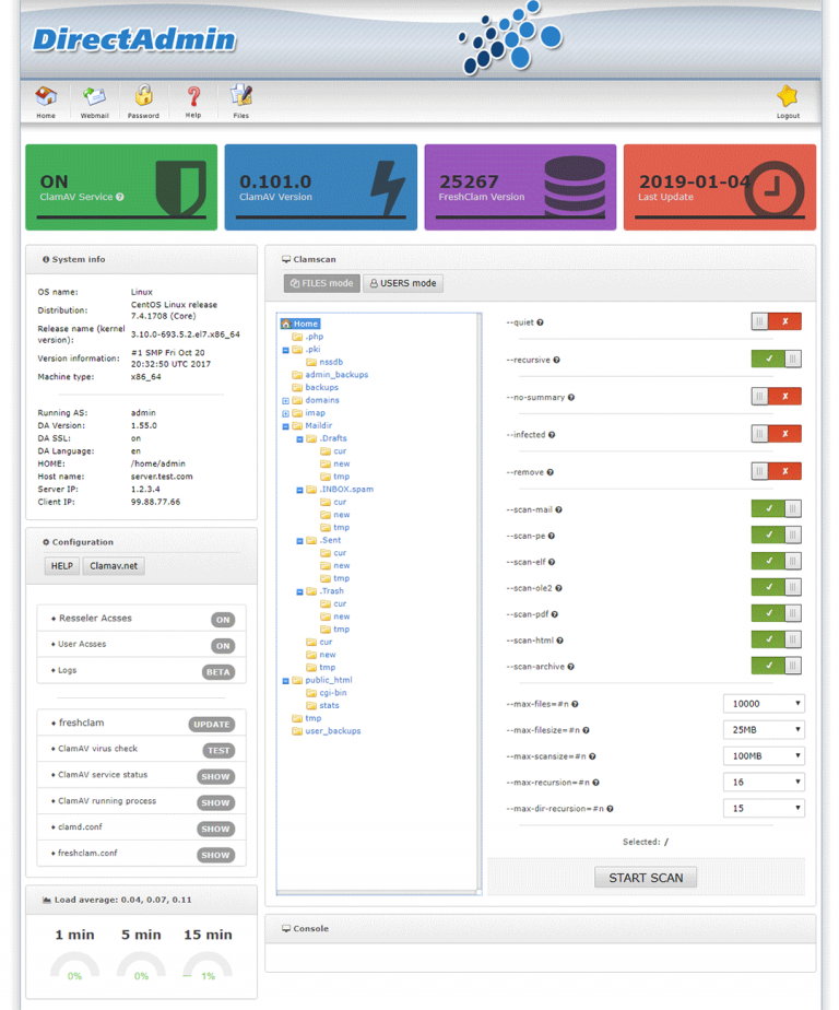 clamav windows 10 gui